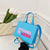 Women's Medium Pu Leather Letter Fashion Square Zipper Crossbody Bag