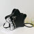 Women's Medium Pu Leather Letter Fruit Fashion Square Flip Cover Crossbody Bag