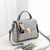 Women's Medium Pu Leather Plaid Cute Ornament Square Flip Cover Crossbody Bag