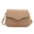 Women's Medium Pu Leather Solid Color Basic Classic Style Square Flip Cover Crossbody Bag