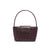 Women's Medium Pu Leather Solid Color Basic Classic Style Square Magnetic Buckle Underarm Bag