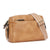 Women's Medium Pu Leather Solid Color Basic Classic Style Square Zipper Crossbody Bag