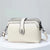 Women's Medium Pu Leather Solid Color Basic Classic Style Zipper Square Bag