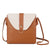 Women's Medium Pu Leather Solid Color Basic Square Flip Cover Crossbody Bag