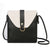 Women's Medium Pu Leather Solid Color Basic Square Flip Cover Crossbody Bag