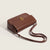 Women's Medium Pu Leather Solid Color Classic Style Flip Cover Shoulder Bag