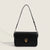 Women's Medium Pu Leather Solid Color Classic Style Flip Cover Shoulder Bag