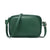 Women's Medium Pu Leather Solid Color Classic Style Oval Zipper Shoulder Bag