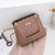 Women's Medium Pu Leather Solid Color Classic Style Square Zipper Crossbody Bag