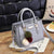 Women's Medium Pu Leather Solid Color Elegant Basic Square Zipper Shoulder Bag Crossbody Bag Square Bag