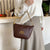 Women's Medium Pu Leather Solid Color Elegant Bucket Zipper Bucket Bag