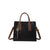 Women's Medium Pu Leather Solid Color Elegant Classic Style Zipper Crossbody Bag