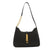 Women's Medium Pu Leather Solid Color Elegant Dumpling Shape Lock Clasp Underarm Bag