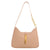 Women's Medium Pu Leather Solid Color Elegant Dumpling Shape Lock Clasp Underarm Bag