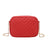 Women's Medium Pu Leather Solid Color Elegant Zipper Crossbody Bag