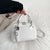 Women's Medium Pu Leather Solid Color Fashion Shell Zipper Shoulder Bag Handbag Crossbody Bag