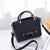 Women's Medium Pu Leather Solid Color Fashion Square Flip Cover Shoulder Bag Crossbody Bag