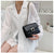 Women's Medium Pu Leather Solid Color Fashion Square Magnetic Buckle Crossbody Bag