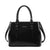 Women's Medium Pu Leather Solid Color Fashion Square Zipper Bag Sets