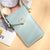 Women's Medium Pu Leather Solid Color Fashion Square Zipper Crossbody Bag