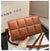 Women's Medium Pu Leather Solid Color Lingge Elegant Streetwear Square Magnetic Buckle Shoulder Bag Crossbody Bag Square Bag