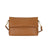 Women's Medium Pu Leather Solid Color Streetwear Square Flip Cover Shoulder Bag Crossbody Bag Square Bag