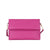 Women's Medium Pu Leather Solid Color Streetwear Square Flip Cover Shoulder Bag Crossbody Bag Square Bag