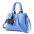 Women's Medium Pu Leather Solid Color Vacation Streetwear Square Zipper Shoulder Bag Handbag Crossbody Bag