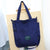 Women's Medium Spring&summer Canvas Letter Business Square Zipper Tote Bag