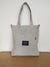 Women's Medium Spring&summer Canvas Letter Business Square Zipper Tote Bag