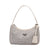 Women's Medium Spring&summer Pu Leather Solid Color Fashion Rhinestone Square Zipper Underarm Bag