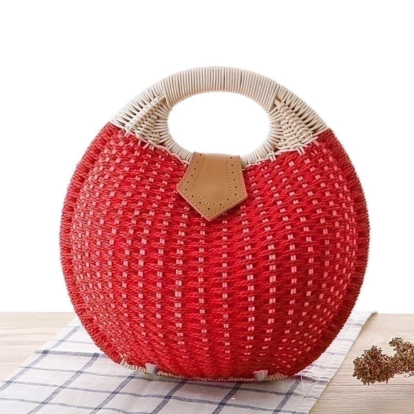 Women's Medium Straw Bag