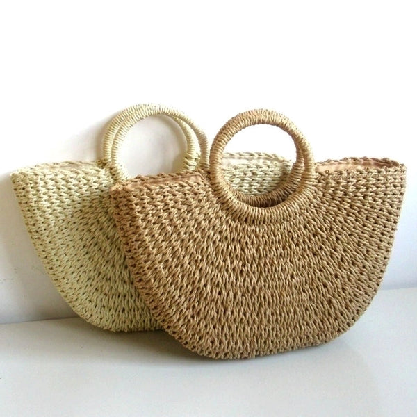 Women's Medium Straw Women's Handbag Straw Bag