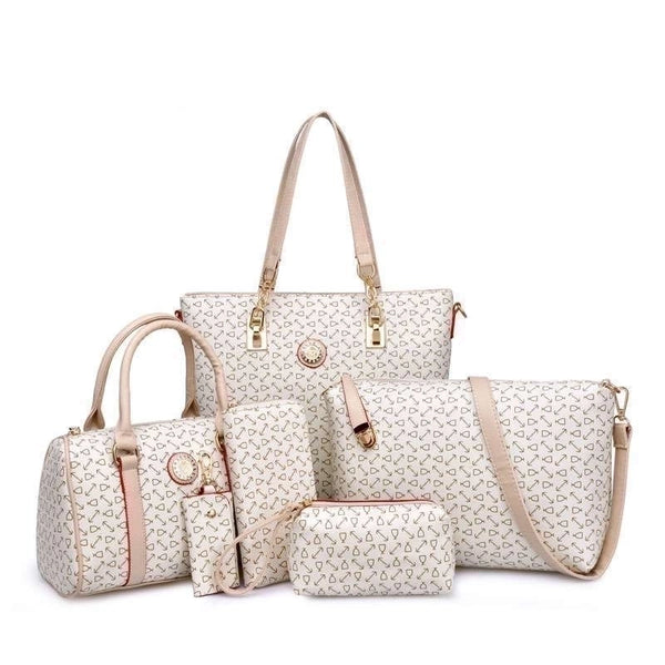 Women's Medium Summer Pu Leather Basic Bag Sets