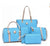 Women's Medium Summer Pu Leather Basic Bag Sets