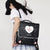 Women's Medium Summer Pu Leather Color Block Streetwear Square Flip Cover Fashion Backpack