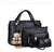 Women's Medium Summer Pu Leather Fashion Bag Sets