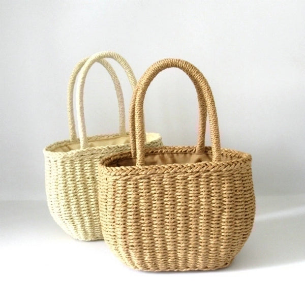 Women's Medium Summer Straw Vacation Straw Bag