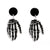 Women's Men's Fashion Halloween Pattern Cat Acrylic Earrings Animal Pattern No Inlaid Drop Earrings