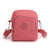 Women's Mini Nylon Flower Fashion Square Zipper Crossbody Bag