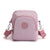 Women's Mini Nylon Flower Fashion Square Zipper Crossbody Bag