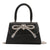 Women's Mini Pu Leather Bow Knot Elegant Magnetic Buckle Handbag