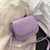 Women's Mini Pu Leather Solid Color Basic Cloud Shape Zipper Shoulder Bag