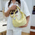 Women's Mini Pu Leather Solid Color Classic Style Square Open Shoulder Bag