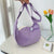 Women's Mini Pu Leather Solid Color Classic Style Square Open Shoulder Bag