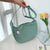 Women's Mini Pu Leather Solid Color Classic Style Square Open Shoulder Bag