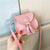 Women's Mini Pu Leather Solid Color Fashion Round Magnetic Buckle Crossbody Bag