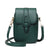 Women's Mini Pu Leather Solid Color Fashion Square Zipper Crossbody Bag