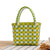 Women's Mini Pvc Lattice Vacation Square Open Straw Bag