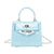 Women's Mini Pvc Pu Leather Fashion Square Bag